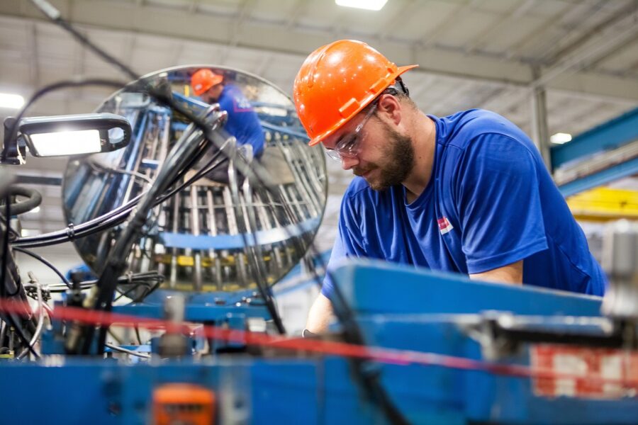 worker, industry, man